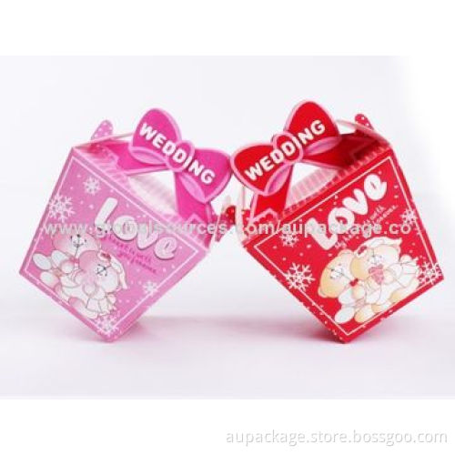 Folding gift box, customized sizes, materials and printings, suitable for gift, candy and chocolate